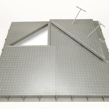 Multi-Part Covers In Triangular Section