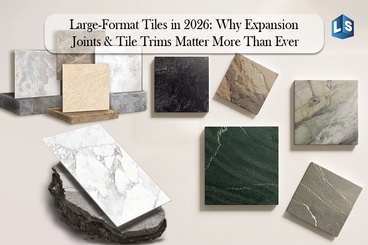 Large-Format Tiles 2026: Expansion Joints & Tile Trims Guide